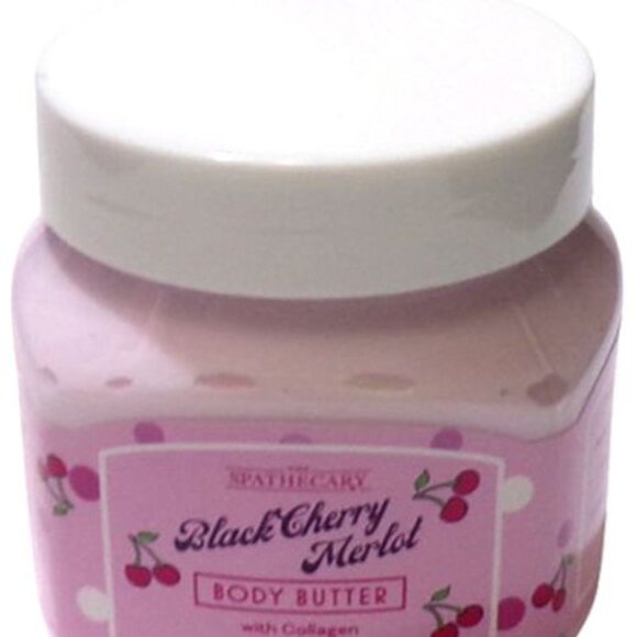 The Spathecary Body Butter Strawberry & Cream And Black Cherry Merlot 5 oz - Picture 7 of 7